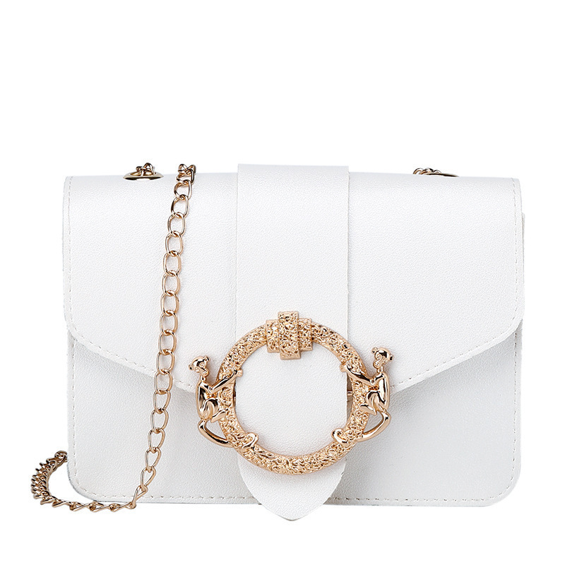MZ Women's Mini Square Crossbody Bag with Chain Strap - Image 5