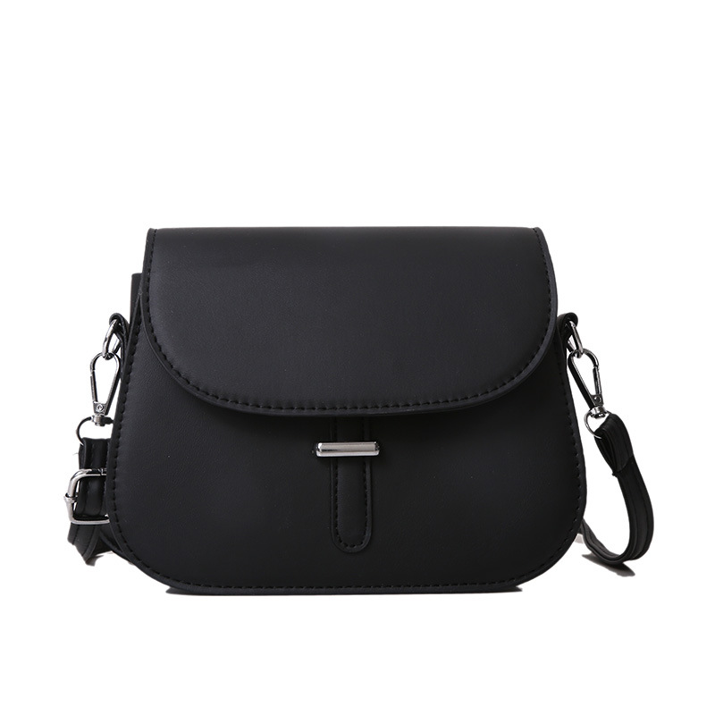 Trendy Half Moon Saddle Bag for Women - PU Shoulder Crossbody Bag - Image 5