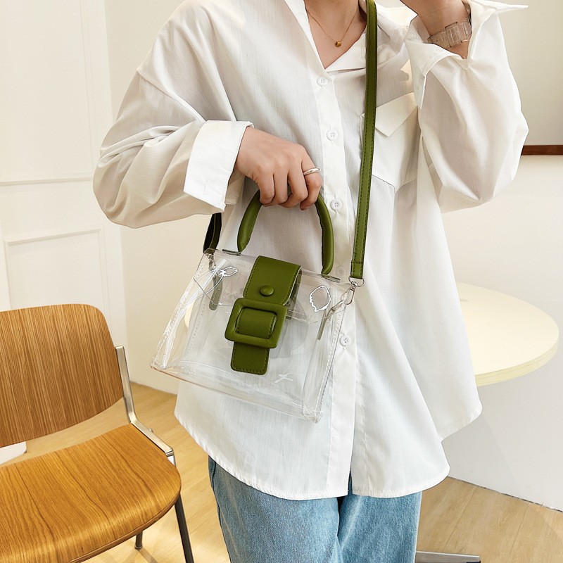 Jelly Handbag Women 2022 Summer New Trend Transparent Shoulder Bag Minimalist Crossbody Niche Women Bag - Image 3