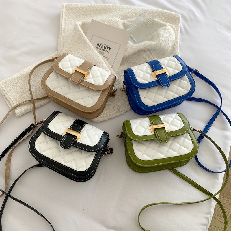 Small Saddle Crossbody Bag for Women 2022 New Korean Style PU Magnetic Closure - Image 4