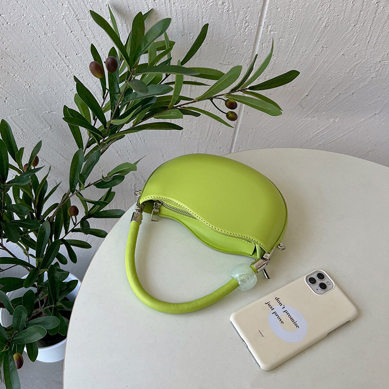 Niche Design Pea Bag Premium Small Handbag Women's 2023 New Pearl Handbag Shoulder Crossbody Bag - Image 2