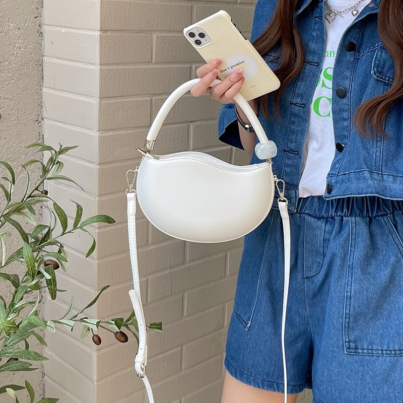 Niche Design Pea Bag Premium Small Handbag Women's 2023 New Pearl Handbag Shoulder Crossbody Bag - Image 4