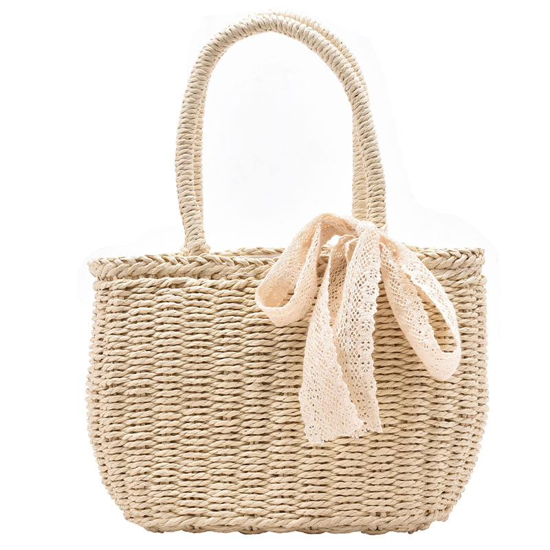 Women's Woven Straw Handbag Summer Trendy Crossbody Beach Bag - Image 5