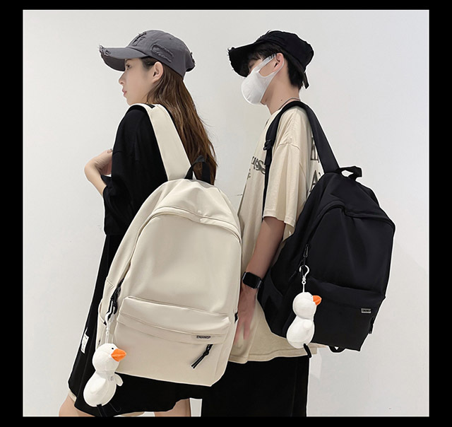 MZ Minimalist Large Capacity Backpack for Men and Women Casual Japanese Korean Style School Bag - Image 3