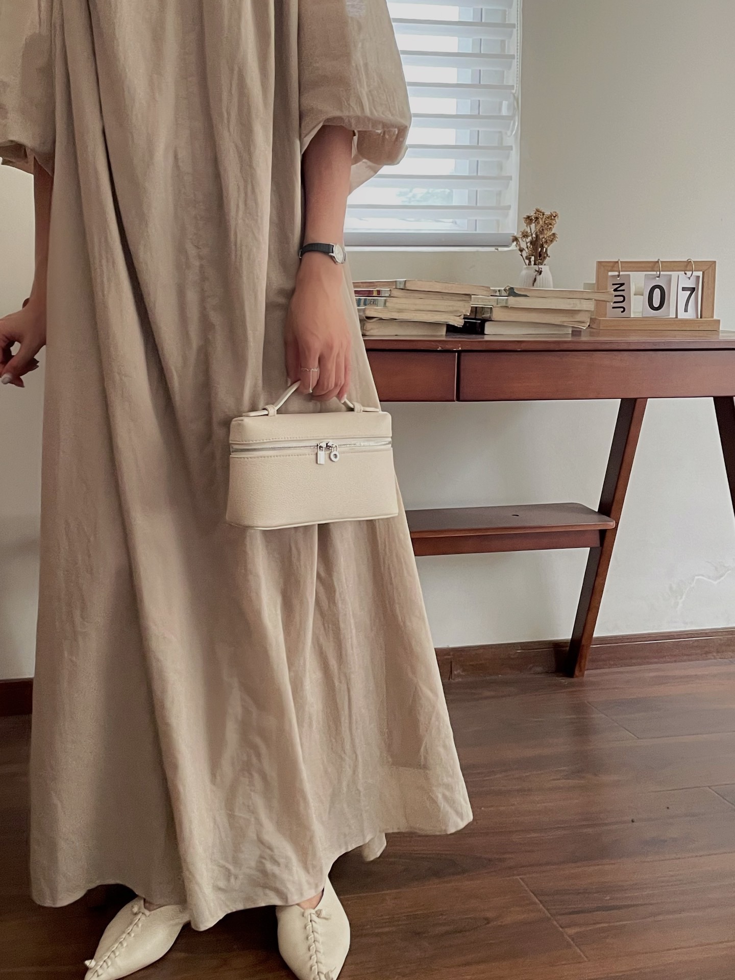Top Layer Cowhide LP19 Versatile Box Bag Handbag Crossbody Women's Bag - Image 2