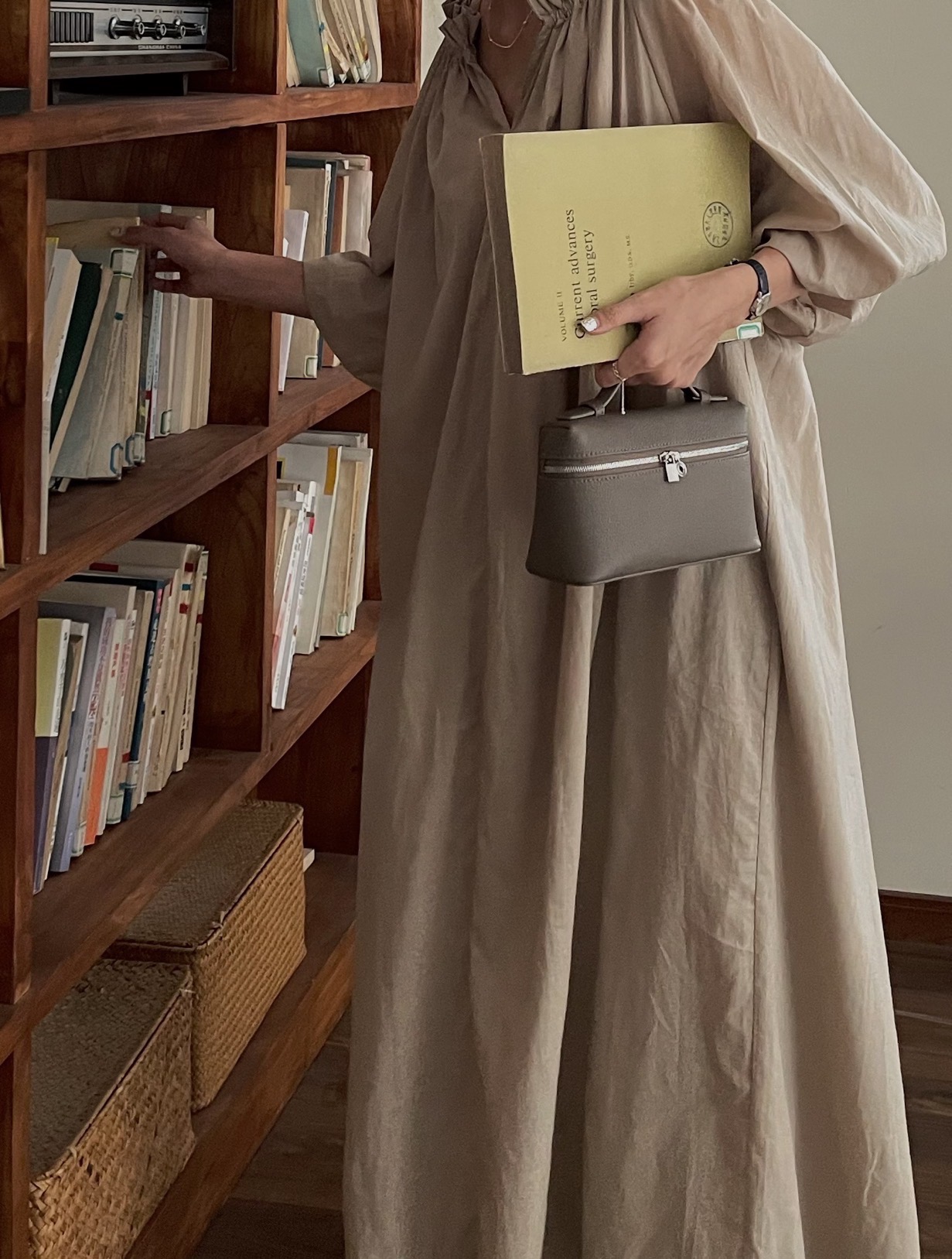 Top Layer Cowhide LP19 Versatile Box Bag Handbag Crossbody Women's Bag