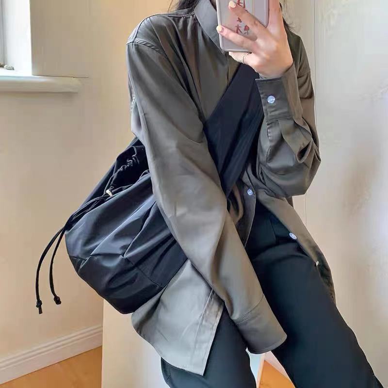 Women's 2023 New High-End Large Capacity Shoulder Crossbody Bag Elegant Underarm Bag Student Korean Style Versatile Bag - Image 4