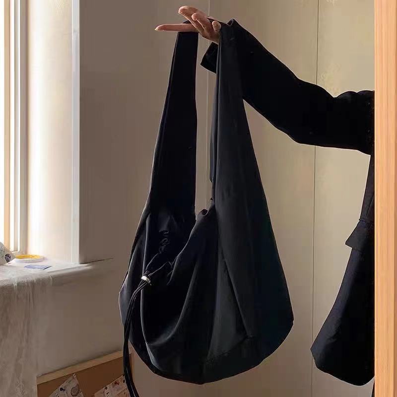 Women's 2023 New High-End Large Capacity Shoulder Crossbody Bag Elegant Underarm Bag Student Korean Style Versatile Bag - Image 2